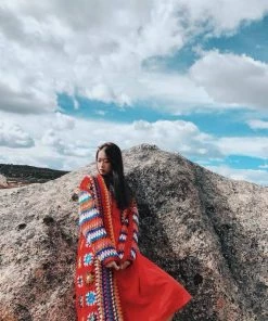 Saachi New Arrivals Lautaro (Granny Square) Cardigan