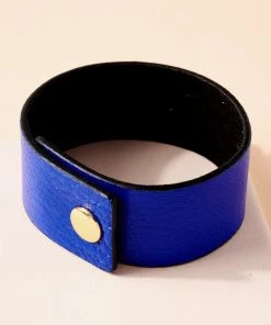 Ms. Meri Mak Electra Leather Cuff Hand-Made Accessories