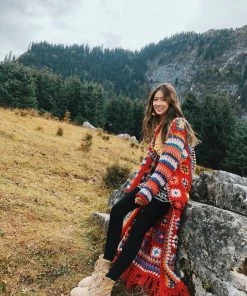 Saachi New Arrivals Lautaro (Granny Square) Cardigan