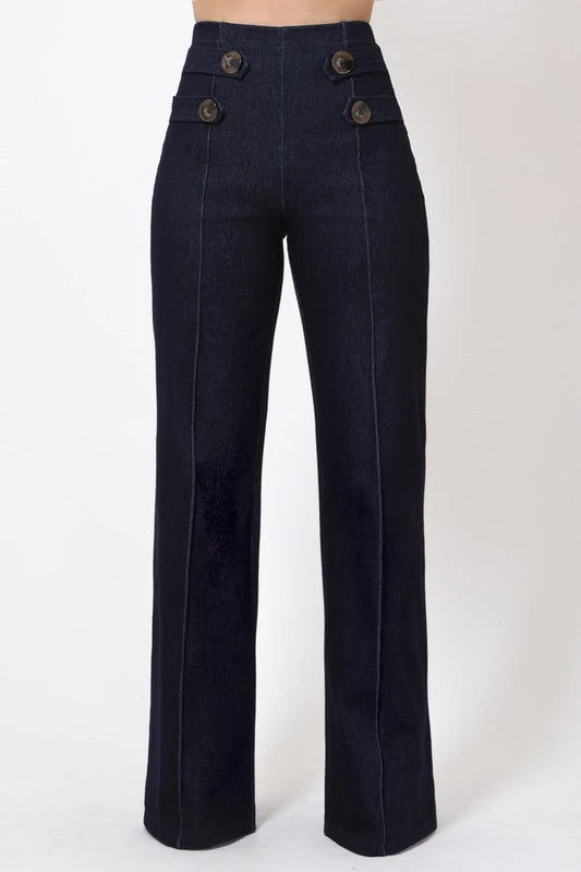 Ms. Meri Mak Pazia Denim Trouser