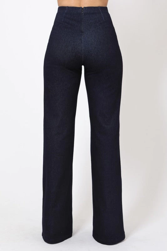 Ms. Meri Mak Pazia Denim Trouser