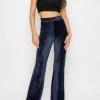Ms. Meri Mak Paloma Luxe Lounge Brushed Velvet Black Pant New Arrivals