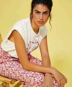 Lolitas & L New Arrivals Red Floral Trousers