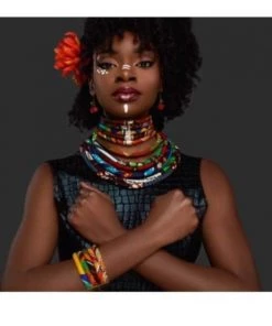 Cord & Cloth Hand-Made Accessories Marula Kente Bangle