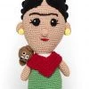 Today Is Art Day Frida Kahlo - Crochet Doll