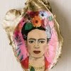 Grit & Grace Studio Hand-Made Accessories Tropical Decoupage Oyster Ring Dish