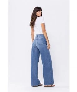 Ms. Meri Mak Pena Super High Rise Classic 90's Wide Leg Jeans Bottoms