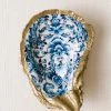 Grit & Grace Studio Indigo Decoupage Oyster Ring Dish