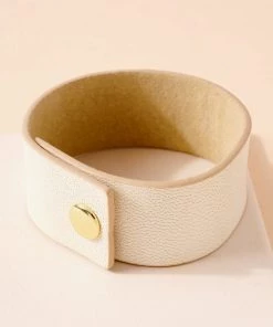Ms. Meri Mak Electra Leather Cuff Hand-Made Accessories