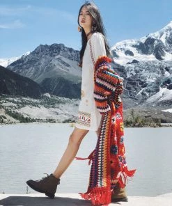 Saachi New Arrivals Lautaro (Granny Square) Cardigan