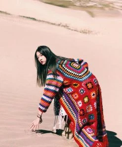 Saachi New Arrivals Lautaro (Granny Square) Cardigan