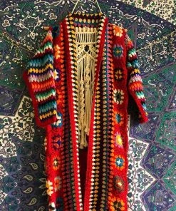 Saachi New Arrivals Lautaro (Granny Square) Cardigan