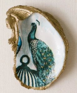 Grit & Grace Studio Serenity Decoupage Oyster Ring Dish