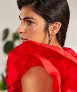 Lolitas & L Adriano Cotton Poplin Red Dress