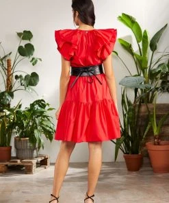 Lolitas & L Adriano Cotton Poplin Red Dress
