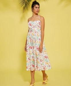 Lolitas & L Floral Dress With Removeable Straps