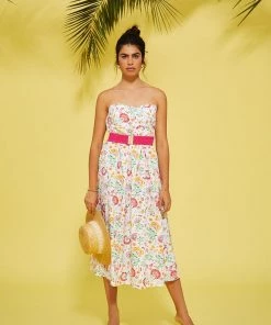 Lolitas & L Floral Dress With Removeable Straps