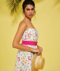 Lolitas & L Floral Dress With Removeable Straps