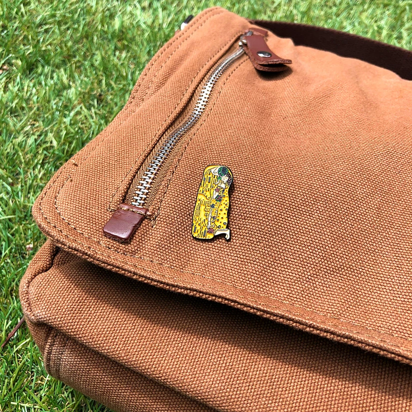 Today Is Art Day Kiss - Klimt – Pin New Arrivals