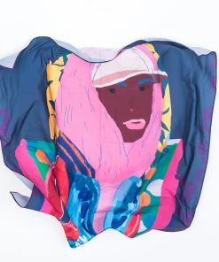 Silk Robes & Scarves Santiago Paredes: Dangelo Portrait Silk Scarf