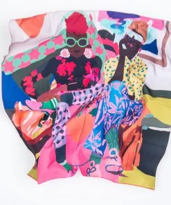 Santiago Paredes: Humo Portrait Silk Scarf