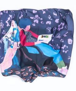 Santiago Paredes: Daphne Portrait Silk Scarf