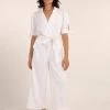 FRNCH Margot White Jumpsuit