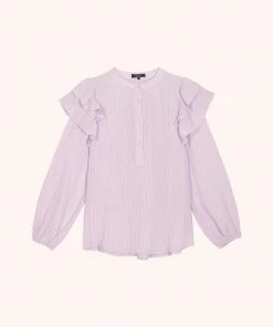FRNCH Charme Ruffle Blouse New Arrivals