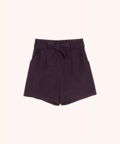 FRNCH New Arrivals Doreen Tie-Waist Shorts