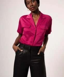 FRNCH Shop Sale- 2021 Collection Cachan Fuchsia Shirt