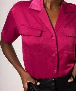 FRNCH Shop Sale- 2021 Collection Cachan Fuchsia Shirt