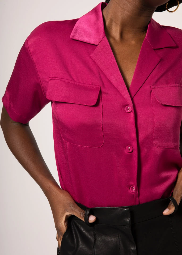 FRNCH Shop Sale- 2021 Collection Cachan Fuchsia Shirt