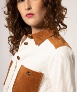 FRNCH Cher Cord Shirt Shirts & Tops