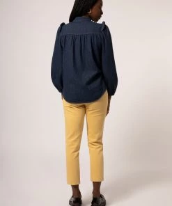 FRNCH Shop Sale- 2021 Collection Cabris Blue Marine Top