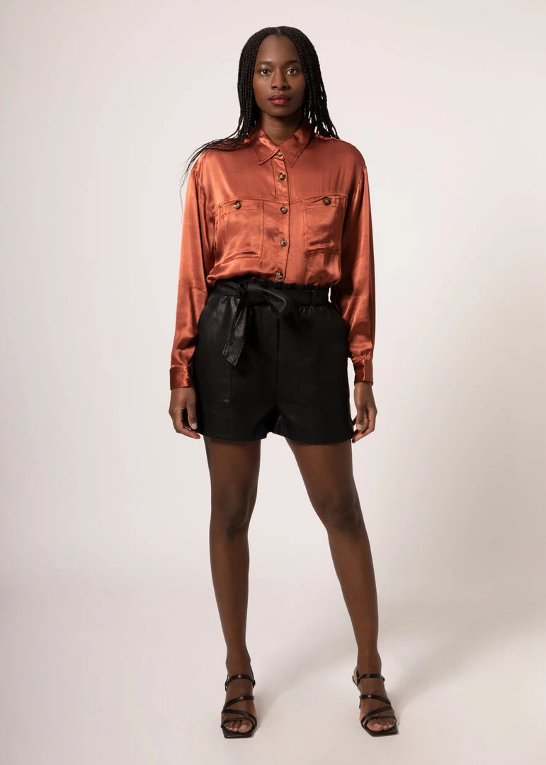 Ms.Meri Mak Shop Sale- 2021 Collection Camargue Auburn Shirt