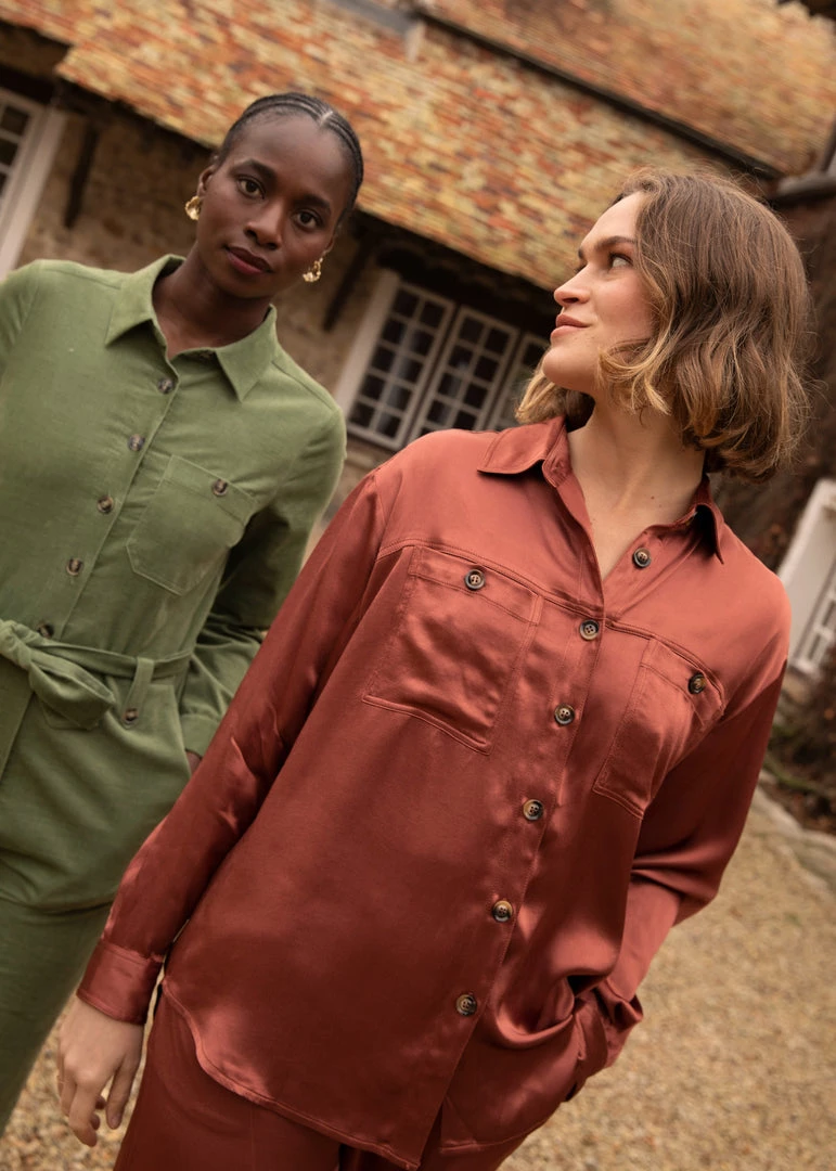 Ms.Meri Mak Shop Sale- 2021 Collection Camargue Auburn Shirt