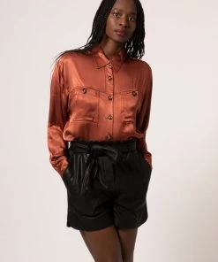 Ms.Meri Mak Shop Sale- 2021 Collection Camargue Auburn Shirt