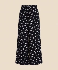 FRNCH Gaby Wide Leg Cherry Trouser