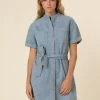 FRNCH Anah Denim Mini Dress
