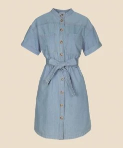 FRNCH Anah Denim Mini Dress