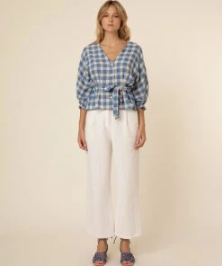 FRNCH Fiona Peplum Blouse