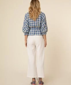 FRNCH Fiona Peplum Blouse