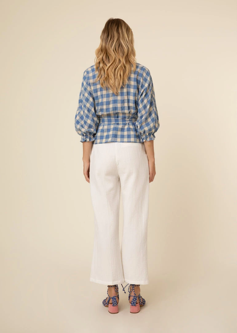 FRNCH Fiona Peplum Blouse