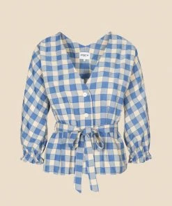 FRNCH Fiona Peplum Blouse