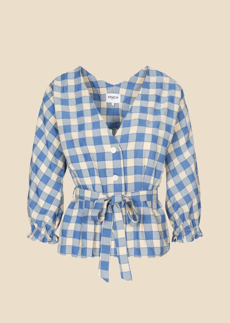 FRNCH Fiona Peplum Blouse