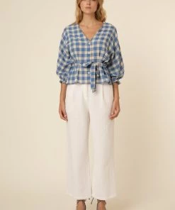 FRNCH Fiona Peplum Blouse