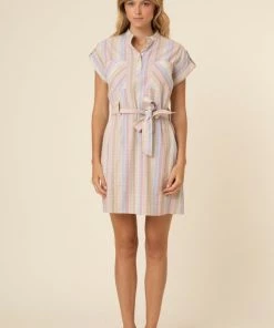 FRNCH New Arrivals Ammi Stripe Mini Dress