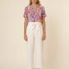 FRNCH Chelly Abstract Floral Shirt