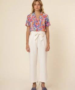 FRNCH Chelly Abstract Floral Shirt
