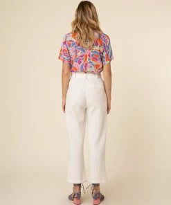 FRNCH Chelly Abstract Floral Shirt